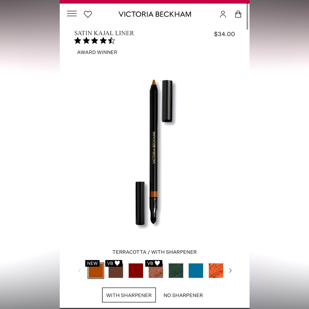 Victoria Beckham Satin Kajal Liner in Six Shades! See pics for details.